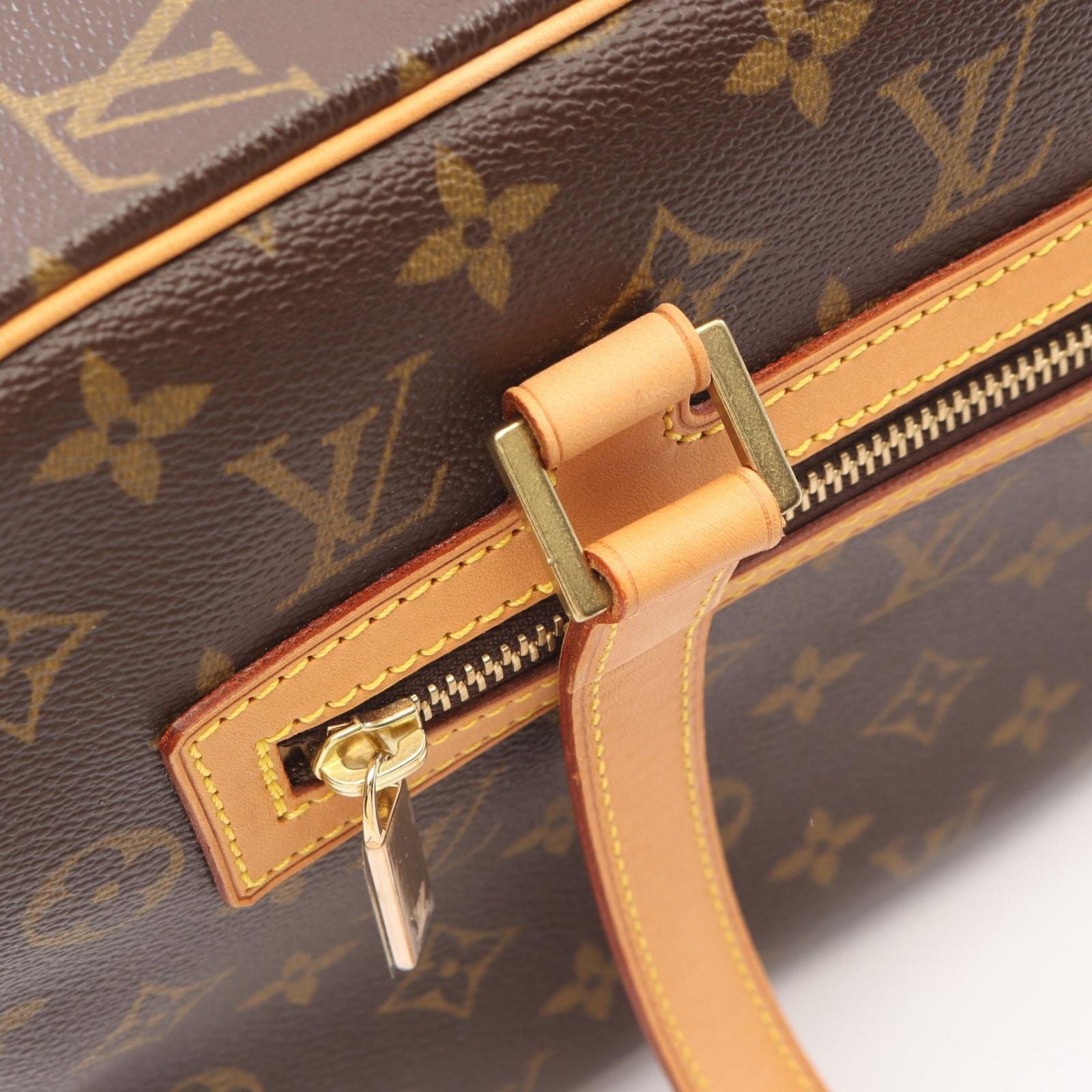 Louis Vuitton Shoulder Bag Cite GM Canvas Leather — view 6