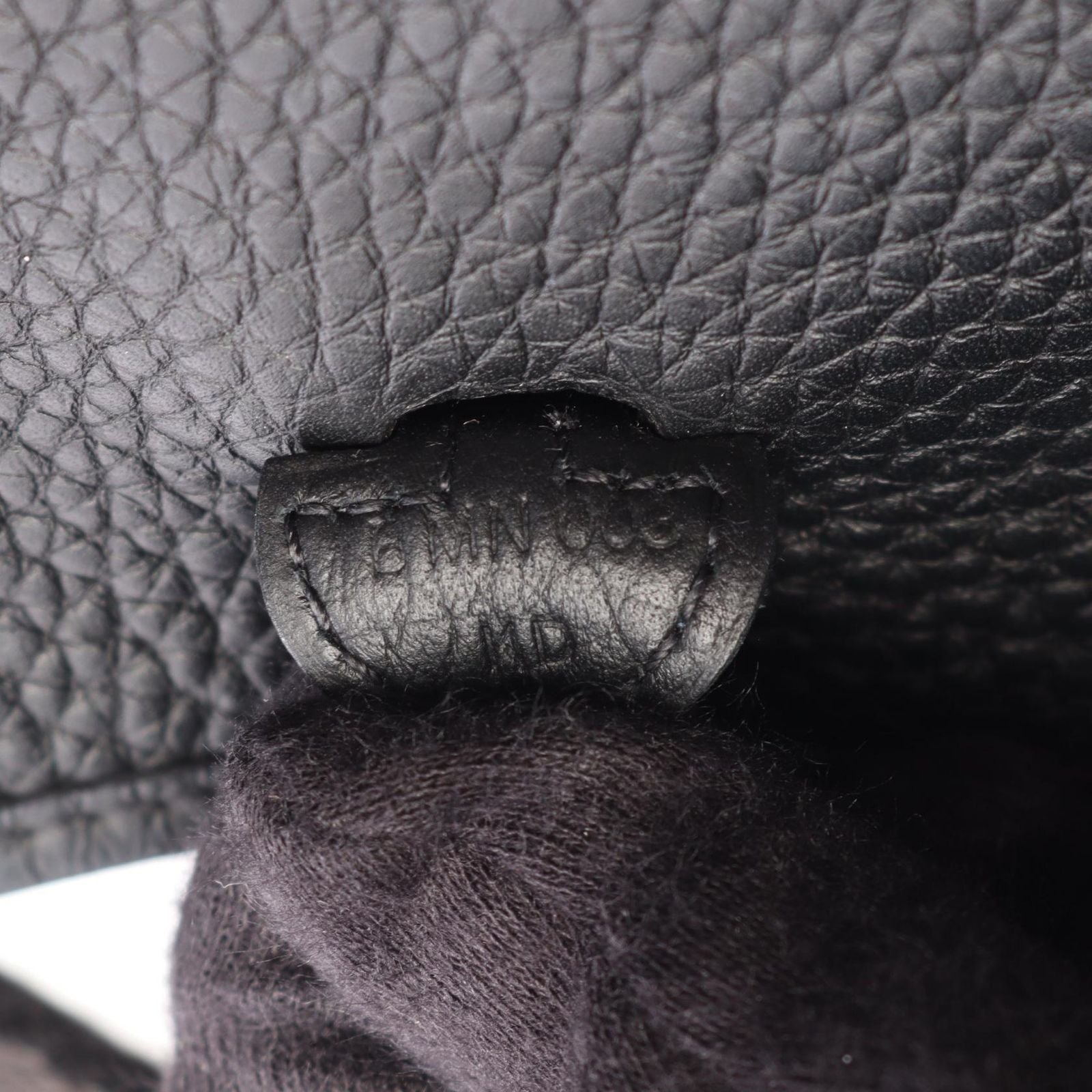 Hermes Shoulder Bag Evelyne Amazon TPM Black Leather — view 5