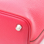 Hermes Picotin Lock PM Kazak Rose Mexico Leather Lou Handbag — view 6