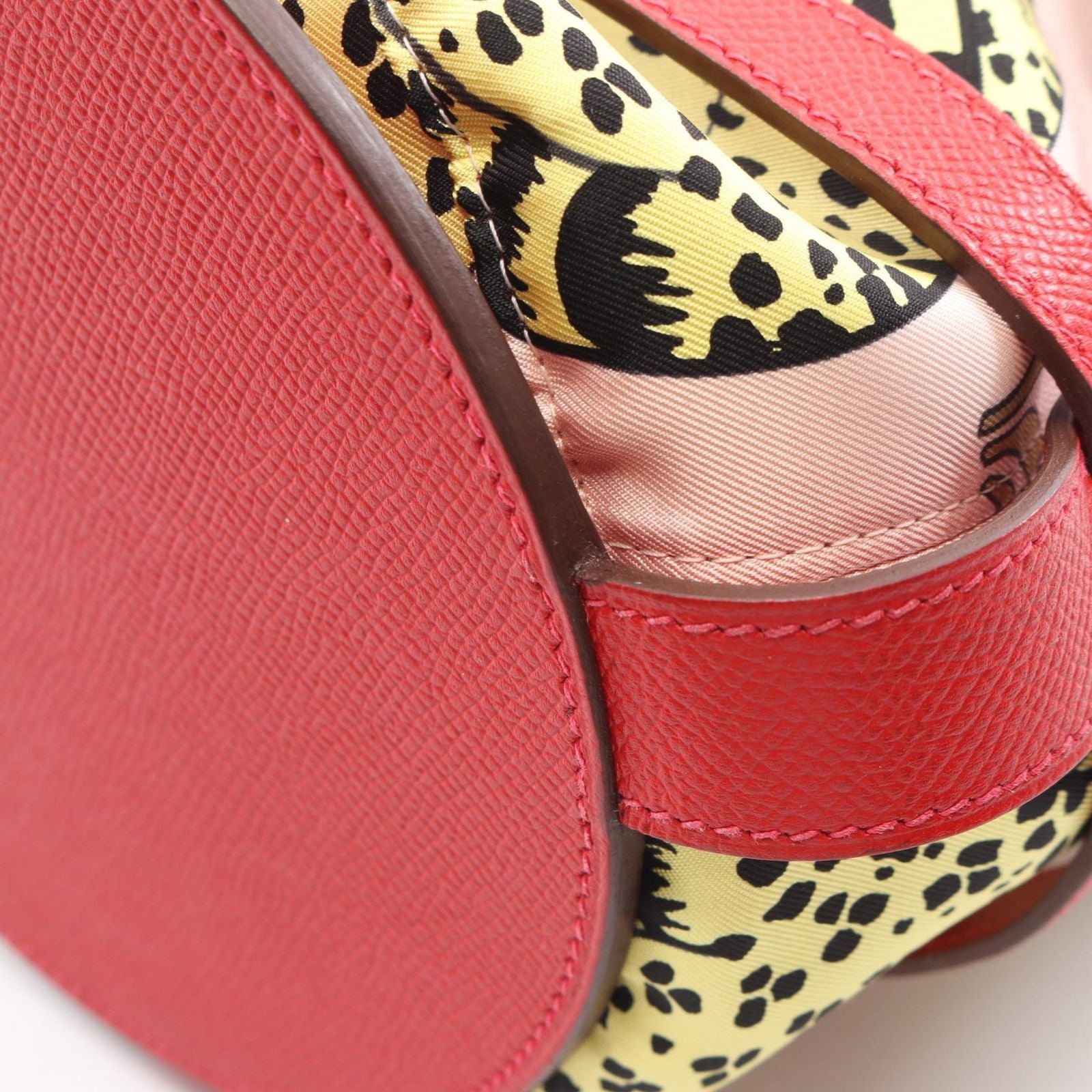 Hermes Shoulder Bag Musardine Rouge Cazac Rose Eglant Silk Eglantine — view 6