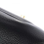 Hermes Picotin Lock MM Black Leather Handbag — view 6