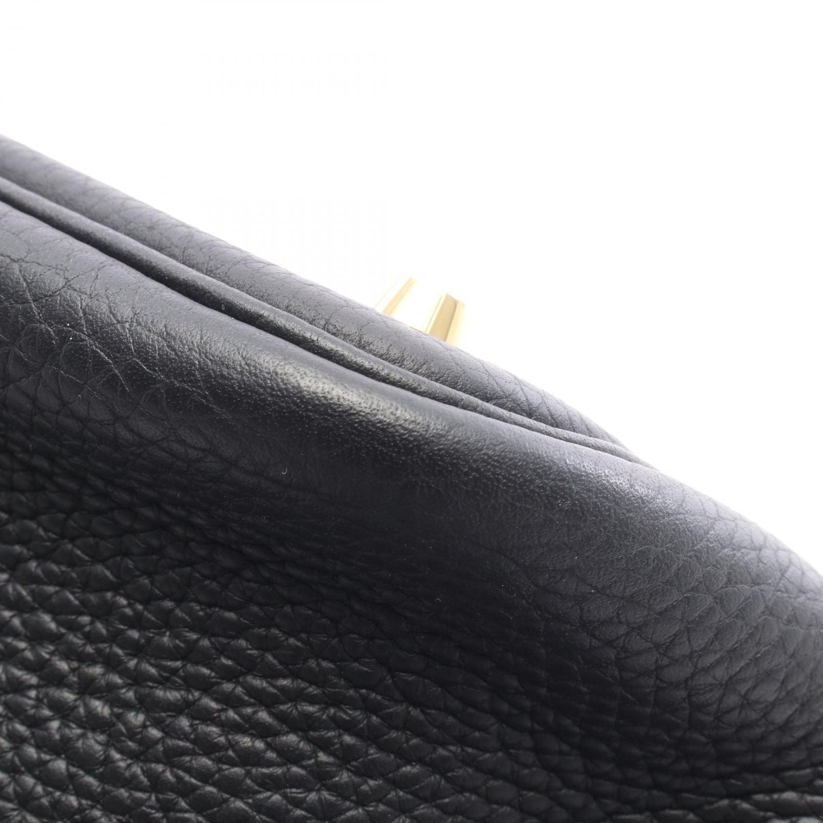 Hermes Picotin Lock MM Black Leather Handbag — view 6
