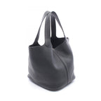 Hermes Picotin Lock MM Black Leather Handbag — view 2