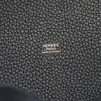 Hermes Picotin Lock MM Black Leather Handbag — view 4