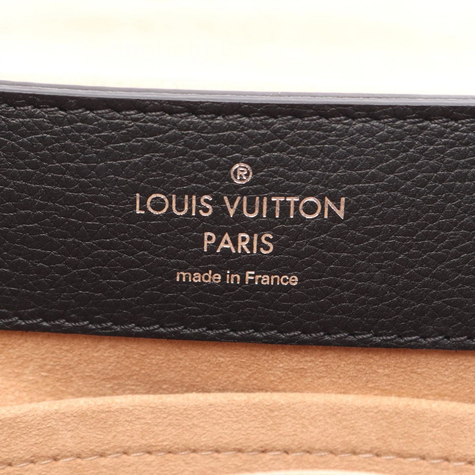 Louis Vuitton Lockme Ever BB 2-Way Noir Leather Handbag — view 4