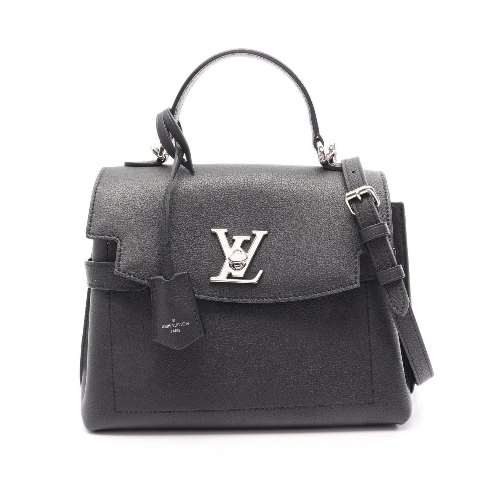 Louis Vuitton Lockme Ever BB 2-Way Noir Leather Handbag