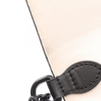 Louis Vuitton Shoulder Bag Twist MM White Black Leather — view 6