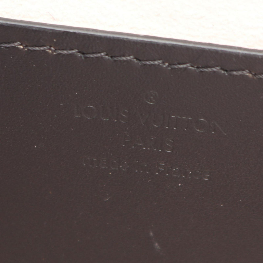 Louis Vuitton Shoulder Bag Twist MM White Black Leather — view 4