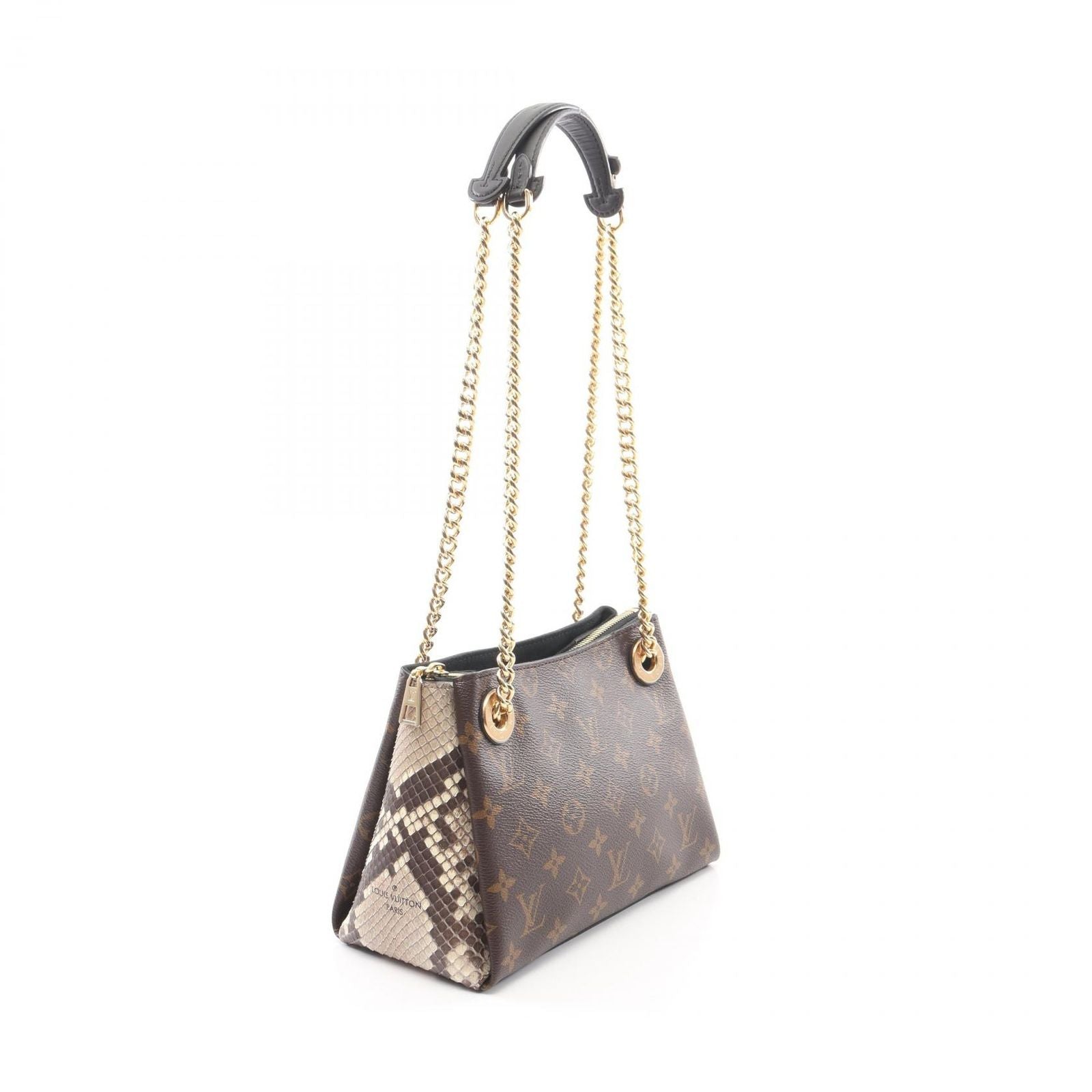 Louis Vuitton Shoulder Bag Nnu BB Monogram Canvas Exotic Cles — view 2
