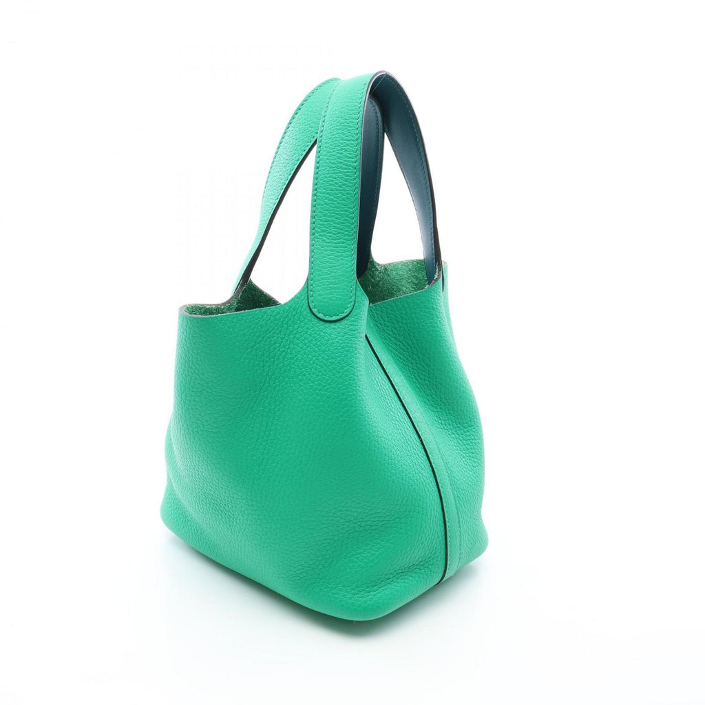 Hermes Picotin Lock PM Vert Comic Blue Frida Leather PM Eclat Handbag — view 2