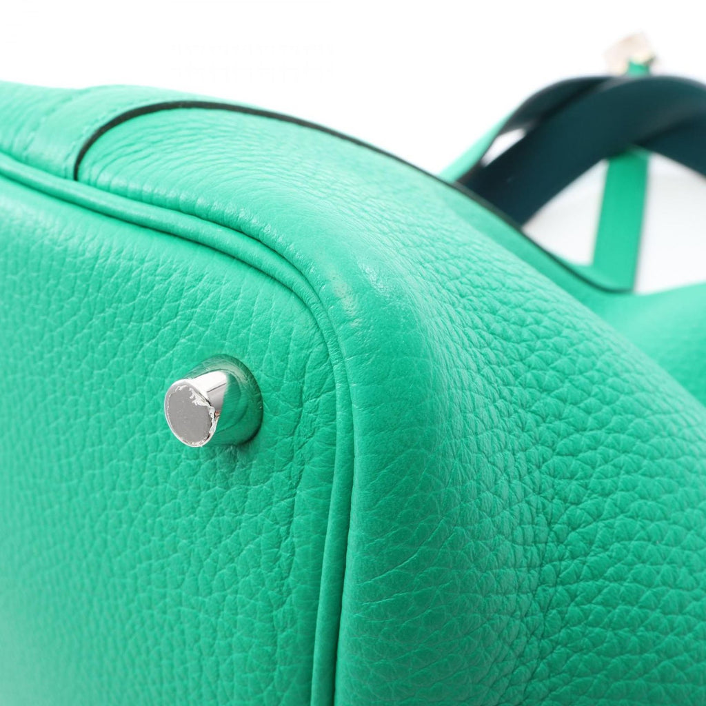 Hermes Picotin Lock PM Vert Comic Blue Frida Leather PM Eclat Handbag — view 7