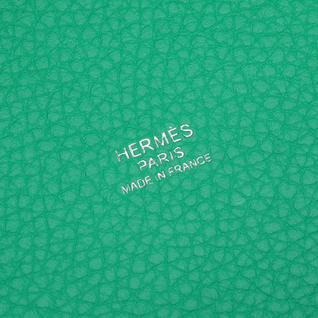 Hermes Picotin Lock PM Vert Comic Blue Frida Leather PM Eclat Handbag — view 4