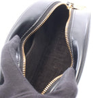 Celine Shoulder Bag Cuill Triomphe Oval Black Leather — view 3