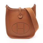 Hermes Shoulder Bag Evelyne Amazon TPM Gold Leather