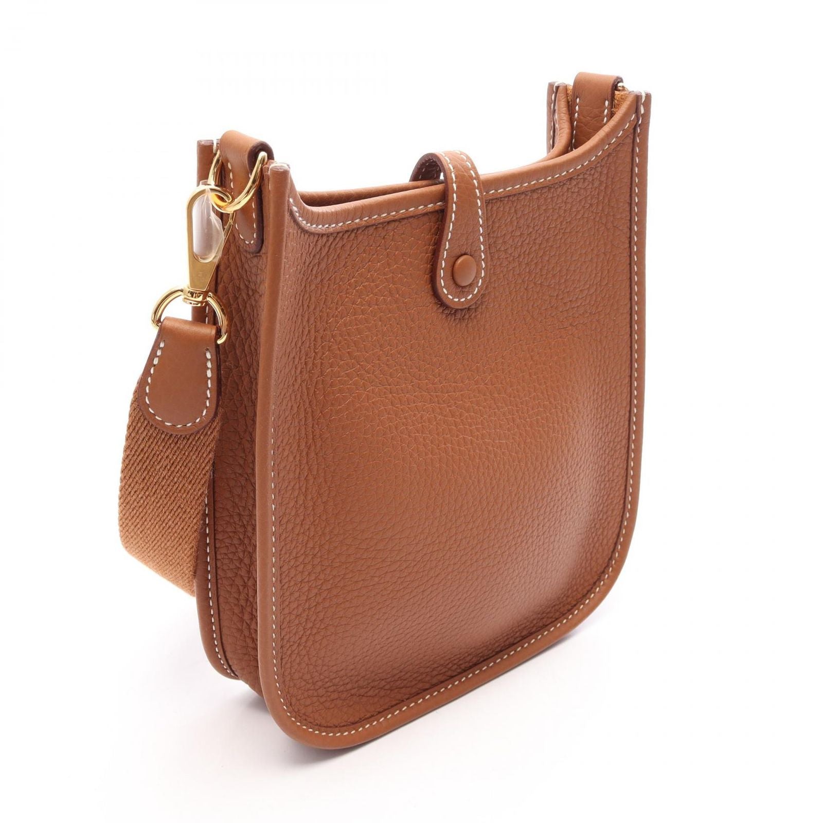 Hermes Shoulder Bag Evelyne Amazon TPM Gold Leather — view 2