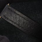 Hermes Picotin Lock PM Black Leather Handbag — view 5
