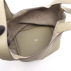 Hermes Picotin Lock PM Sage Leather Handbag — view 3