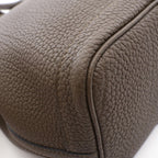 Hermes Tote Bag Garden Party TPM Vert Blanc's Leather — view 6