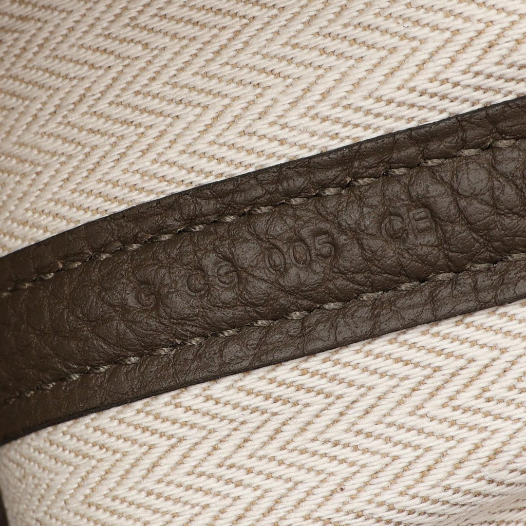 Hermes Tote Bag Garden Party TPM Vert Blanc's Leather — view 5