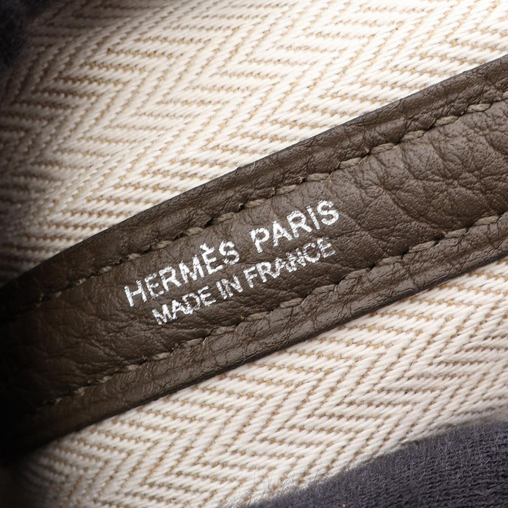 Hermes Tote Bag Garden Party TPM Vert Blanc's Leather — view 4
