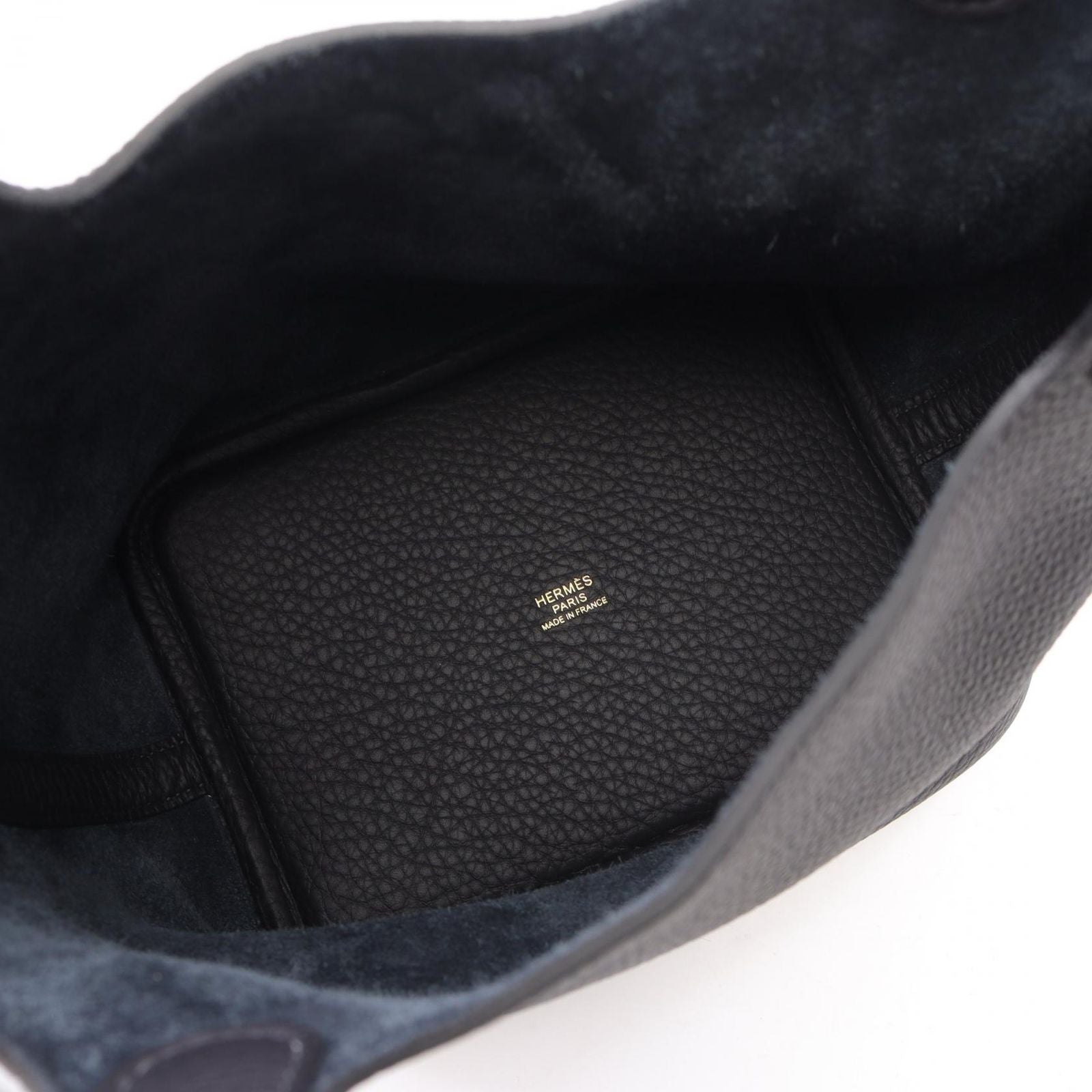 Hermes Picotin Lock PM Canvas Leather Handbag — view 3