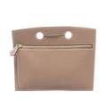 Hermes Pouch Pocket Birkin 25 Etoupe Leather