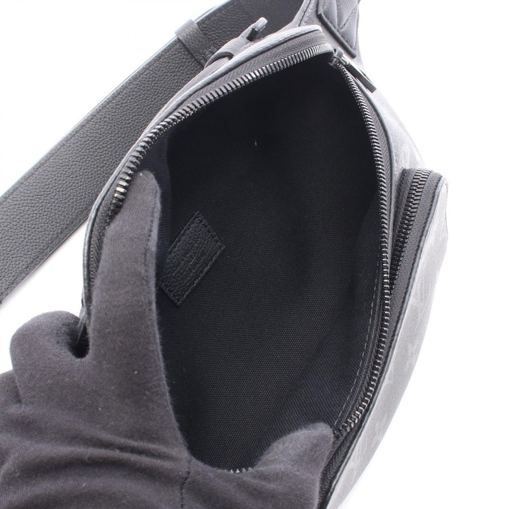 Louis Vuitton Backpack Rush Bum Bag Monogram Midnight Black Leather — view 3
