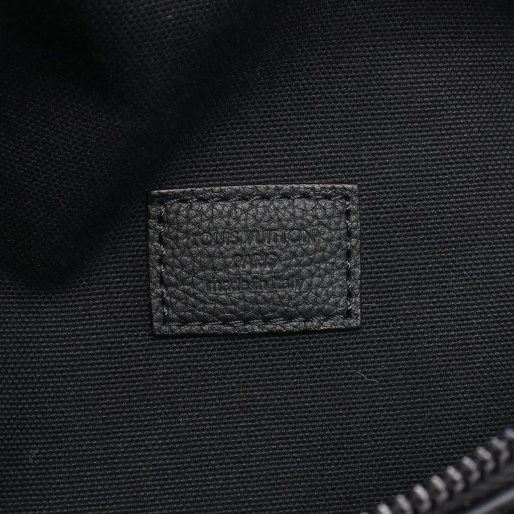 Louis Vuitton Backpack Rush Bum Bag Monogram Midnight Black Leather — view 4