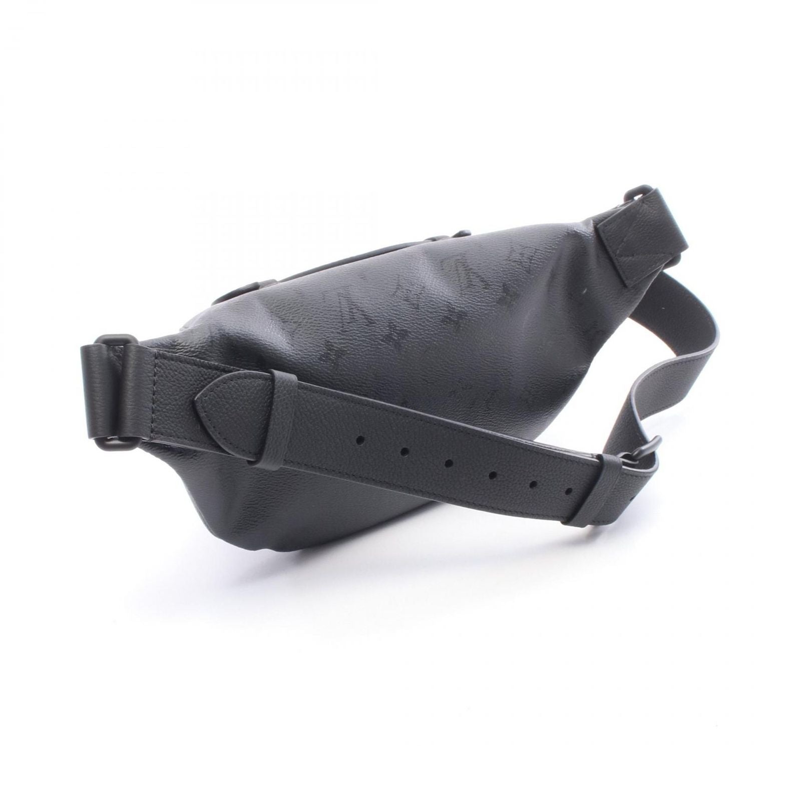 Louis Vuitton Backpack Rush Bum Bag Monogram Midnight Black Leather — view 2