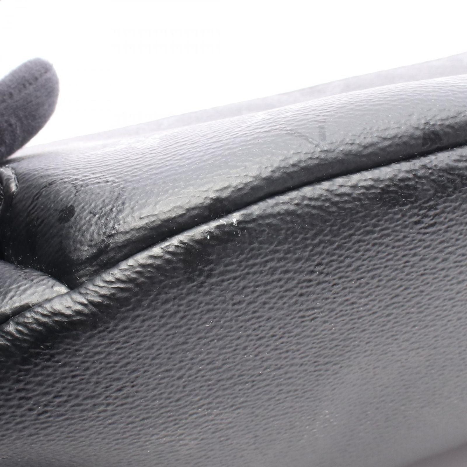 Louis Vuitton Backpack Rush Bum Bag Monogram Midnight Black Leather — view 5