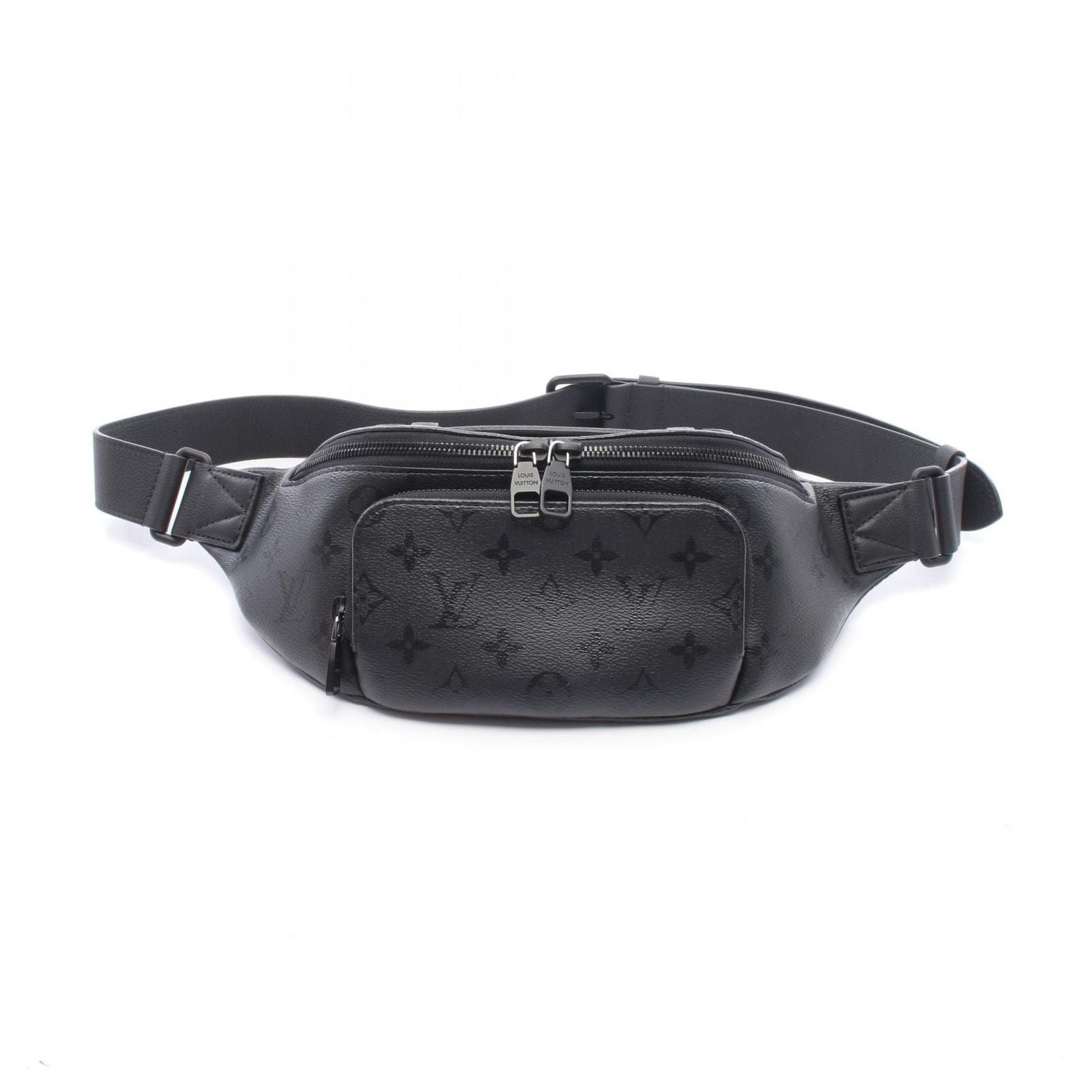 Louis Vuitton Backpack Rush Bum Bag Monogram Midnight Black Leather