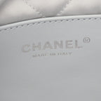 Chanel Shoulder Bag 22 Mini 2-Way Silver Leather 22 Quilted Chain — view 4