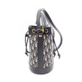 Dior Backpack Oblique Small Ivory Navy Leather