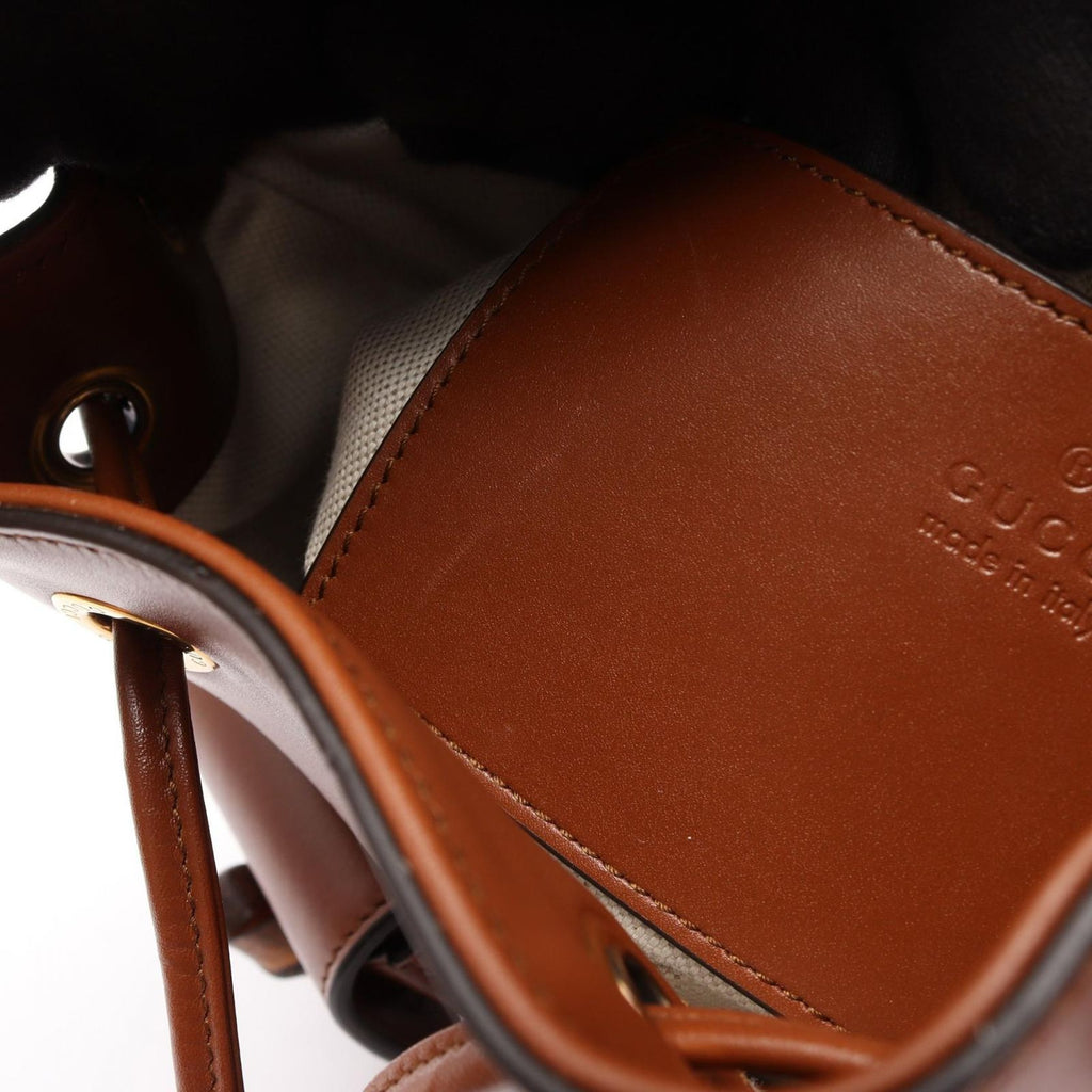 Gucci Backpack Bamboo Brown Leather — view 5