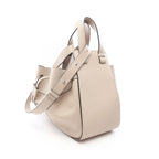 Loewe Handbag Hammock Bag Drawstring 2-Way Beige Leather — view 2