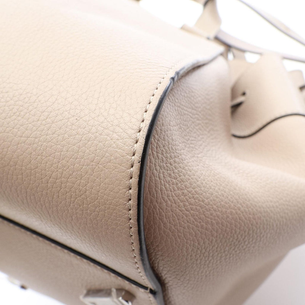 Loewe Handbag Hammock Bag Drawstring 2-Way Beige Leather — view 7