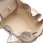 Loewe Handbag Hammock Bag Drawstring 2-Way Beige Leather — view 3