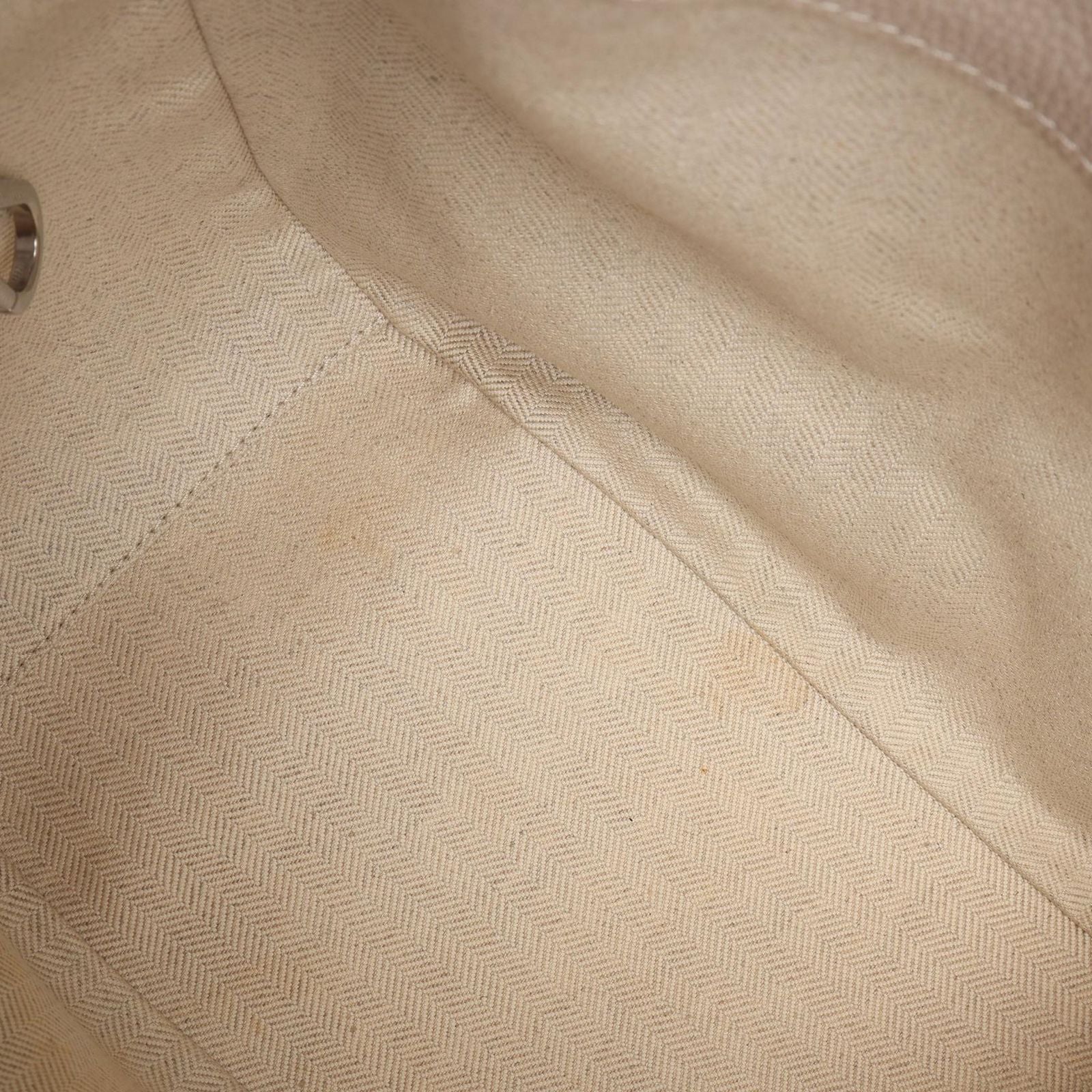 Loewe Handbag Hammock Bag Drawstring 2-Way Beige Leather — view 5