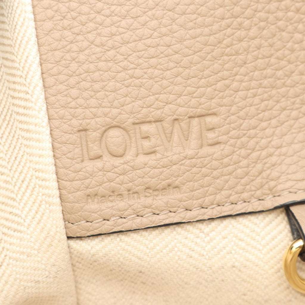 Loewe Handbag Hammock Bag Small 2-Way Beige Leather — view 4