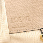 Loewe Handbag Hammock Bag Small 2-Way Beige Leather — view 4