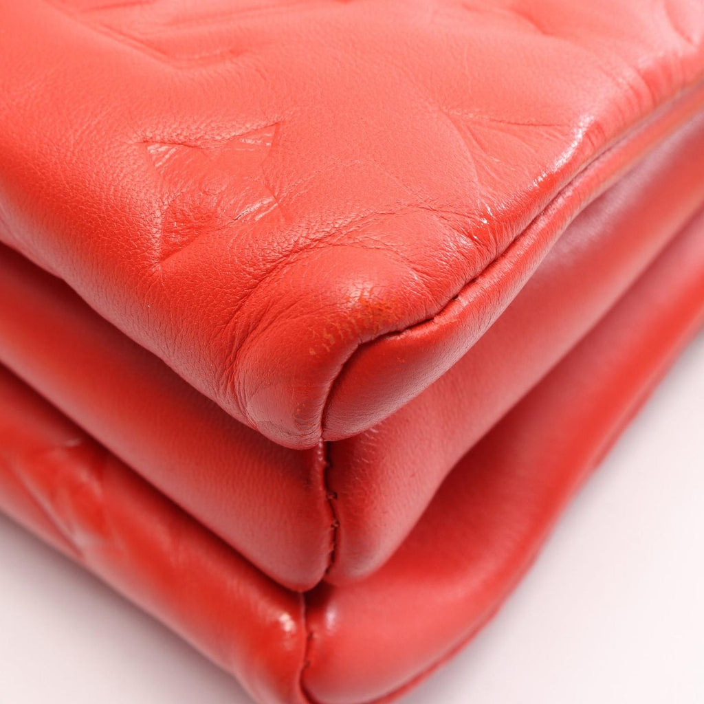 Louis Vuitton Shoulder Bag Coussin PM 2-Way Rouge Leather — view 6