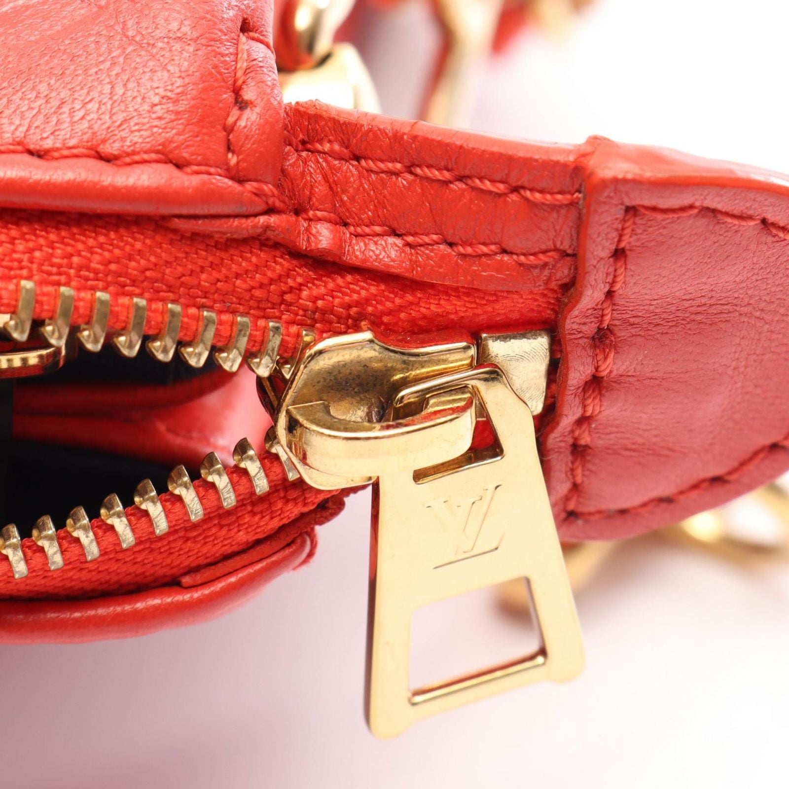 Louis Vuitton Shoulder Bag Coussin PM 2-Way Rouge Leather — view 5