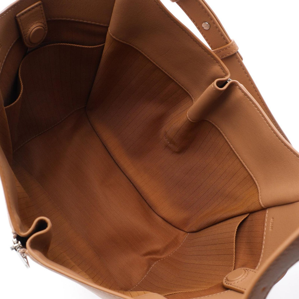 Loewe Handbag Hammock Flip Bag 2-Way Brown Leather — view 3