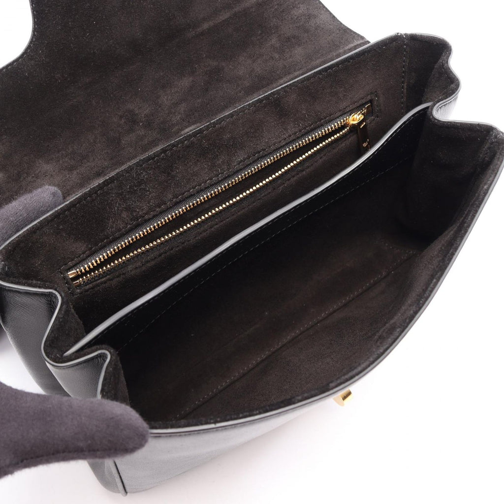 Celine Shoulder Bag Teen Soft 16 Black Leather Seeds — view 3