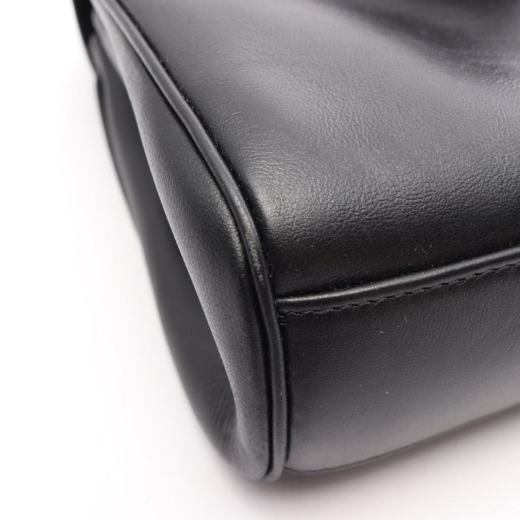 Celine Shoulder Bag Teen Soft 16 Black Leather Seeds — view 8