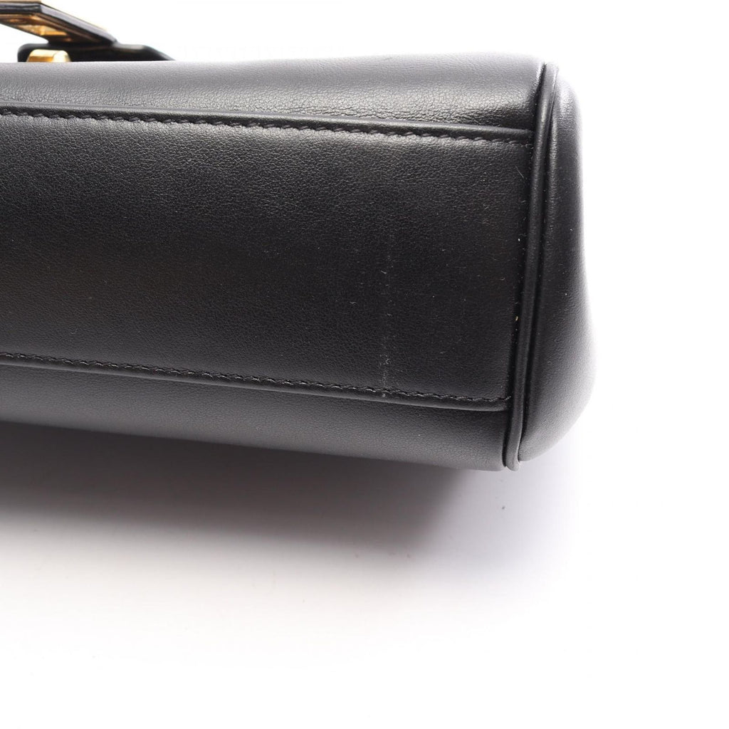 Celine Shoulder Bag Teen Soft 16 Black Leather Seeds — view 7