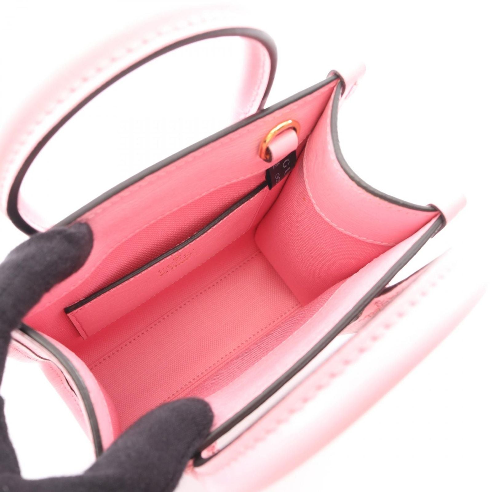 Gucci Handbag Bananya Mini Tote 2-Way Pink Multi Leather Collaboration Shoulder — view 3