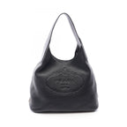 Prada Shoulder Bag Vitello Daino Black Leather Oneshoulder
