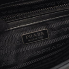 Prada Shoulder Bag Diagram Black Leather Chain — view 4