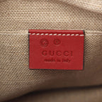 Gucci Shoulder Bag Bree Micro Guccissima Red Leather — view 4
